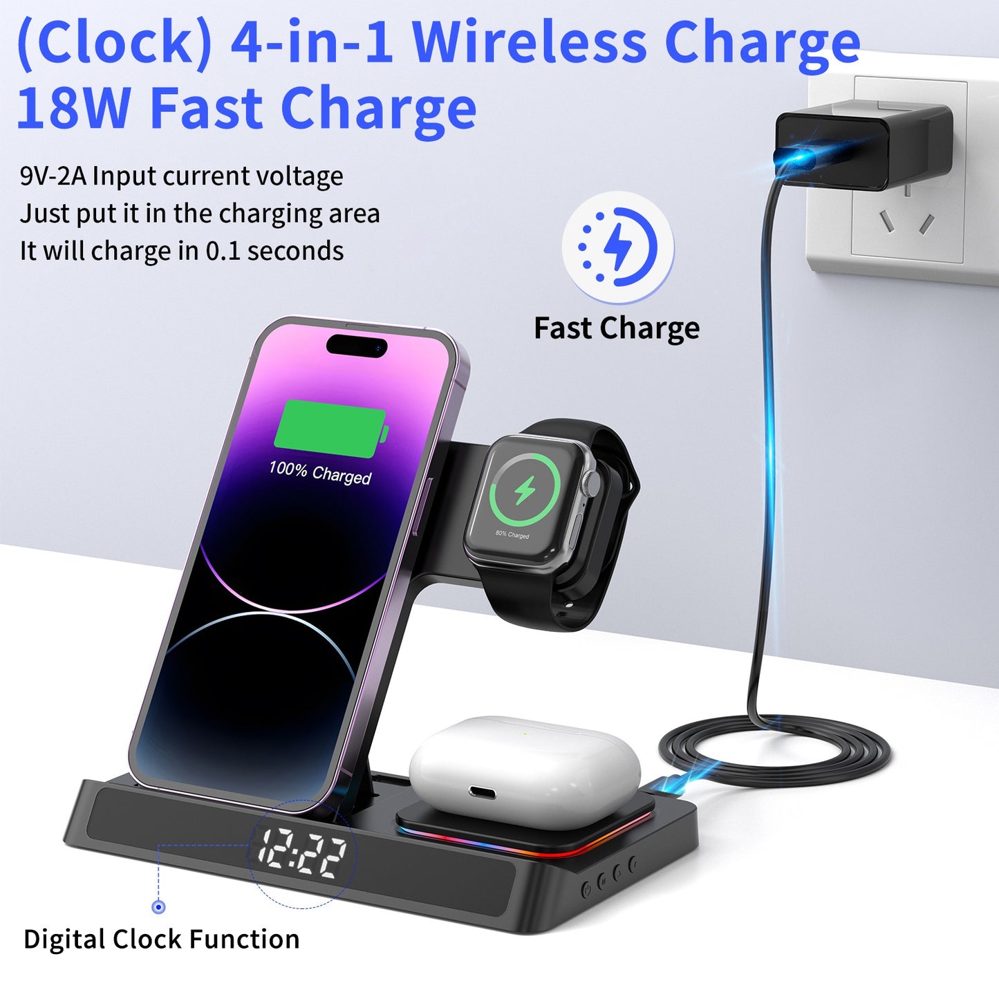 Wireless charging dock