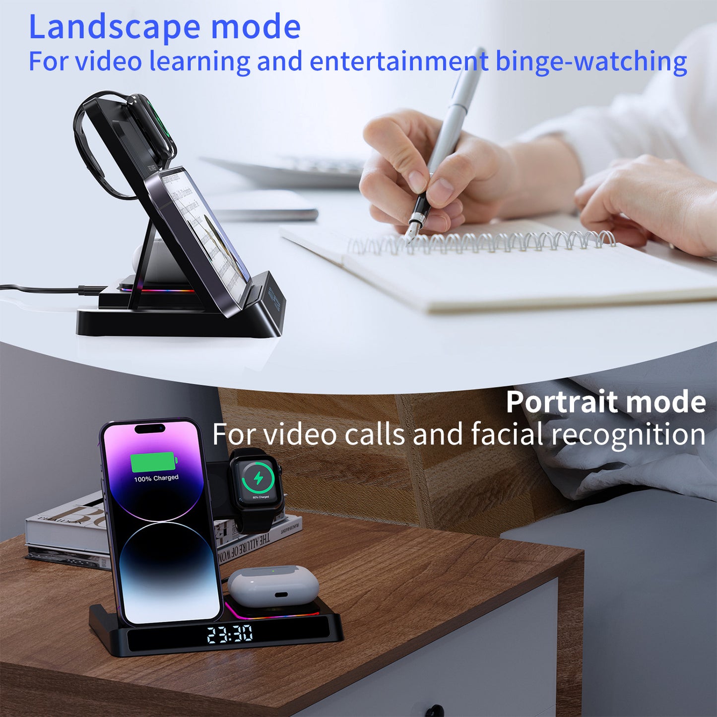 Wireless charging dock